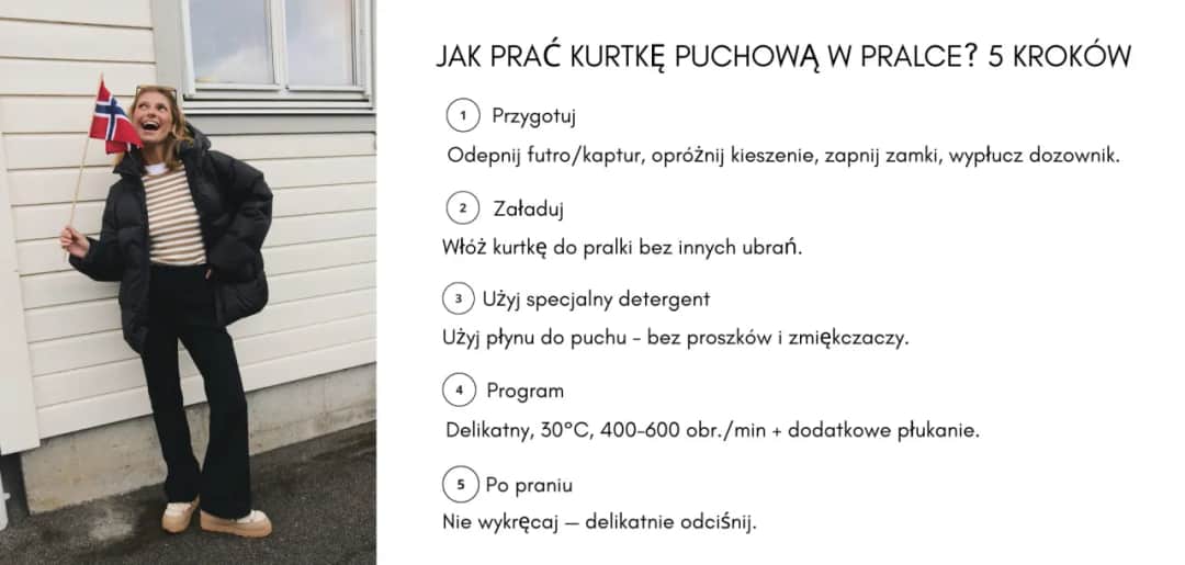 Jak prać kurtkę puchową? Poradnik krok po kroku!
