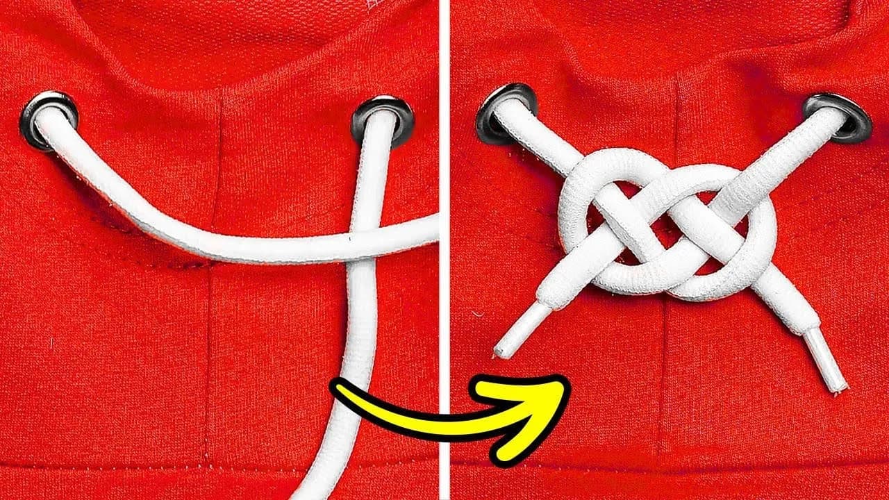 Jak wiązać sznurki w bluzie? Odmień styl w 1 minutę!